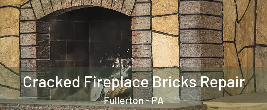  Cracked Fireplace Bricks Repair Fullerton - PA