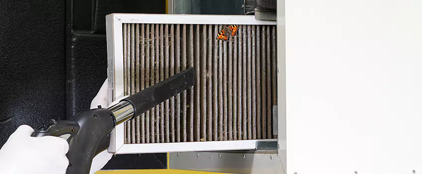 Clogged Air Duct Cleaning Process in Fullerton, PA