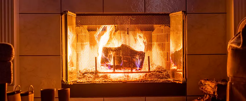 Mendota Hearth Landscape Fireplace Installation in Fullerton, Pennsylvania