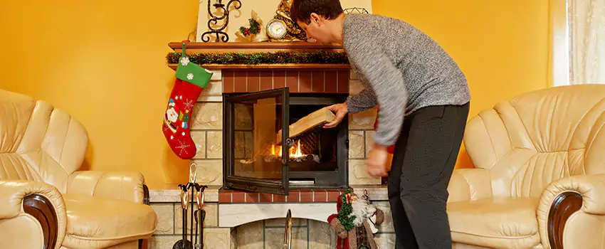 Rusted Metal Fireplace Restoration in Fullerton, Pennsylvania