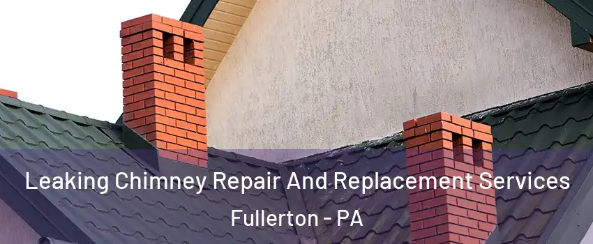  Leaking Chimney Repair And Replacement Services Fullerton - PA