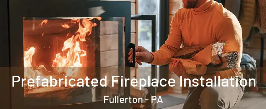  Prefabricated Fireplace Installation Fullerton - PA